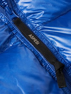 Aspesi - Quilted Nylon Hooded Down Jacket - Blue