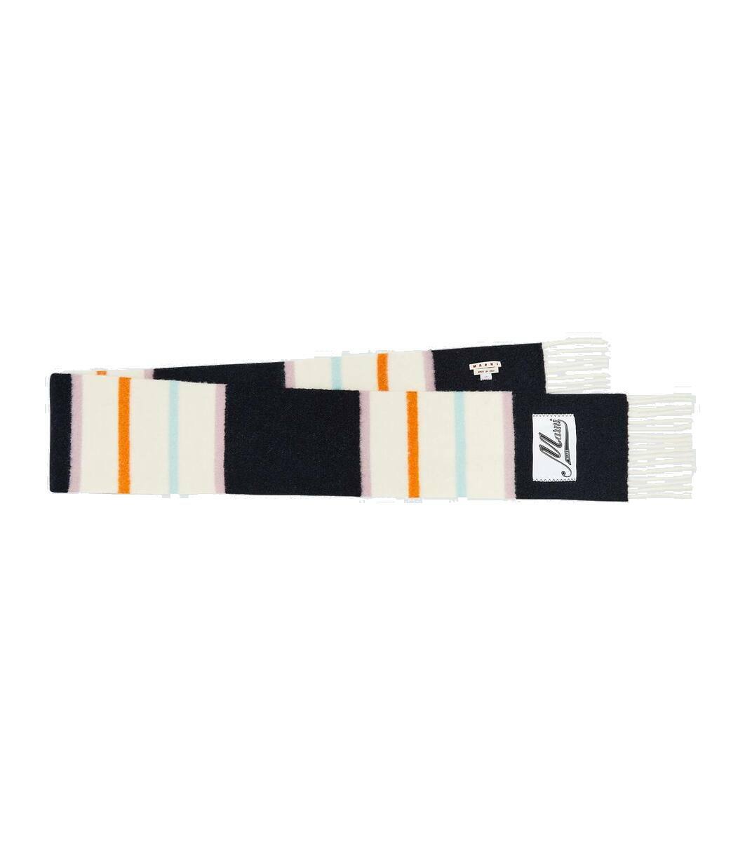 Marni Women's Alpaca Scarf White