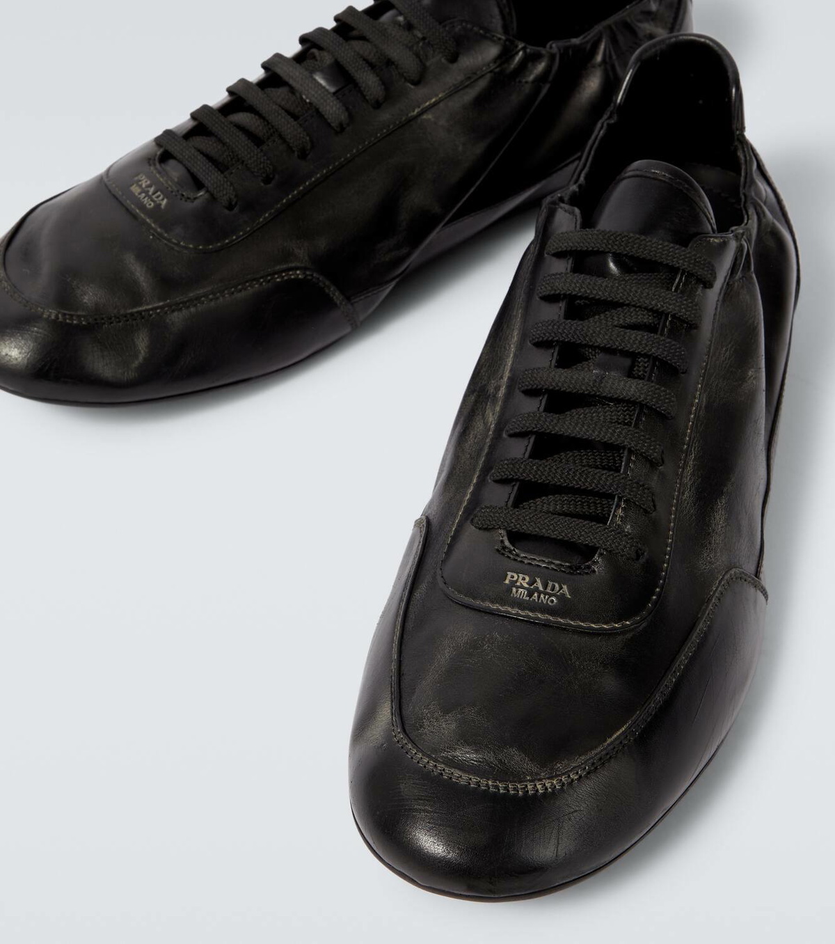 Prada Collapse leather sneakers Prada