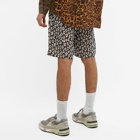 Needles Men's Basketball Short in Leopard