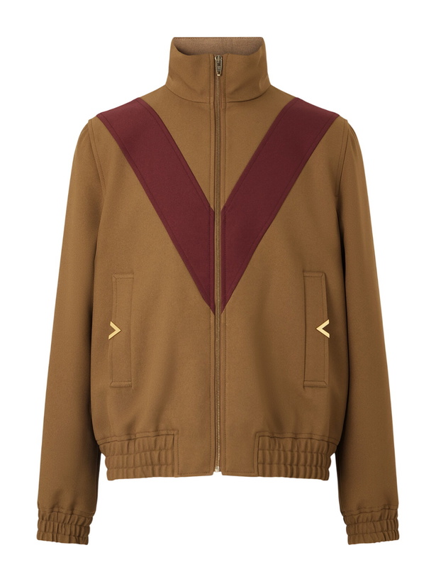 Photo: Valentino Garavani - Gabardine Lightweight Jacket - Brown