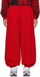 LU'U DAN Red Baggy Bontan Lounge Pants