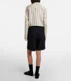 The Row Emiliano cotton shorts