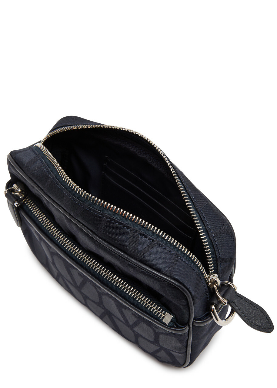Valentino Toile Iconographe Logo Satin Cross-body bag - Blue - One Size
