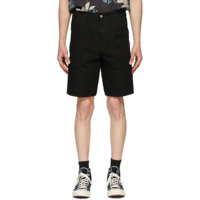 Photo: Carhartt Work In Progress Black Single Knee Shorts