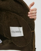 CLOSED SHEARLING JACKET Green Mens Bomber Jacket