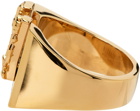 Versace Gold Barocco V Ring