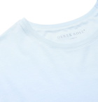 DEREK ROSE - Basel Stretch Micro Modal Jersey T-Shirt - Blue