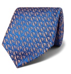 Charvet - 8.5cm Silk-Jacquard Tie - Blue