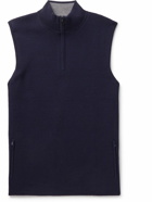 G/FORE - Dunes Slim-Fit Merino Wool Half-Zip Golf Gilet - Blue