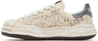 Maison MIHARA YASUHIRO Off-White Blakey OG Sole Graffiti Printed Canvas Sneakers