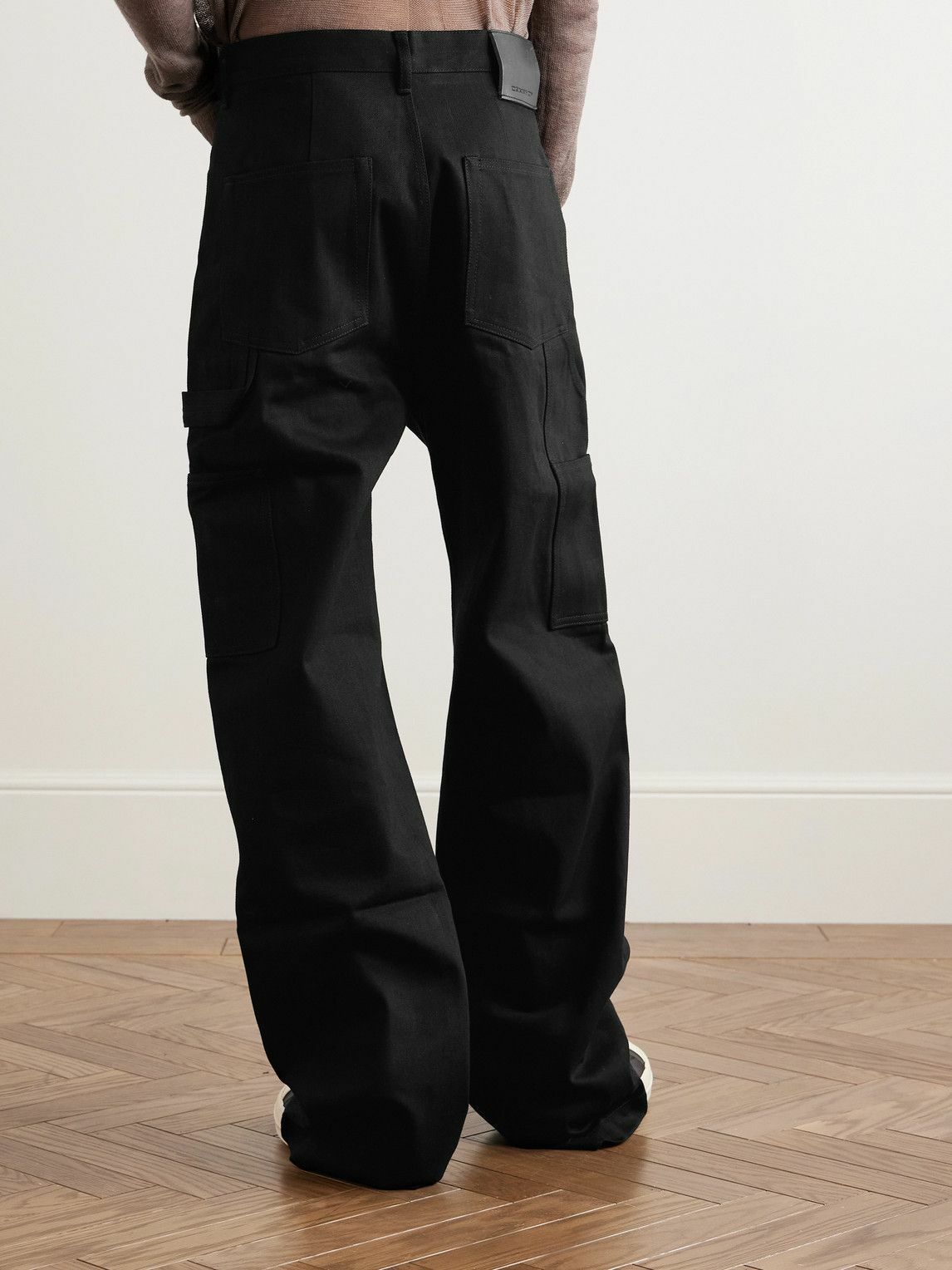 DRKSHDW by Rick Owens - Double-Knee Geth Wide-Leg Selvedge