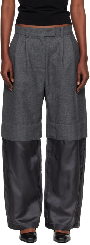 Photo: VAQUERA Gray Chopped Trousers