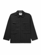 MANAAKI - Raranga Cotton-Twill Jacket - Black