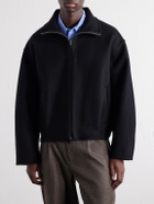 YOKE - Wool and Cashmere-Blend Felt Blouson Jacket - Black