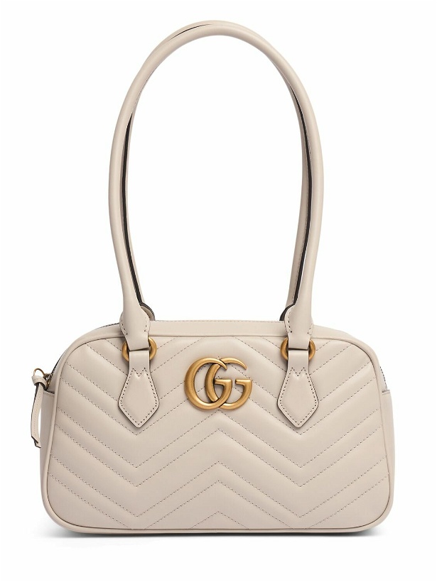Photo: GUCCI Small Gg Marmont Leather Top Handle Bag