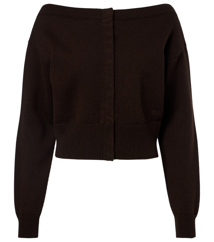 Photo: Tom Ford Off-shoulder cashmere cardigan
