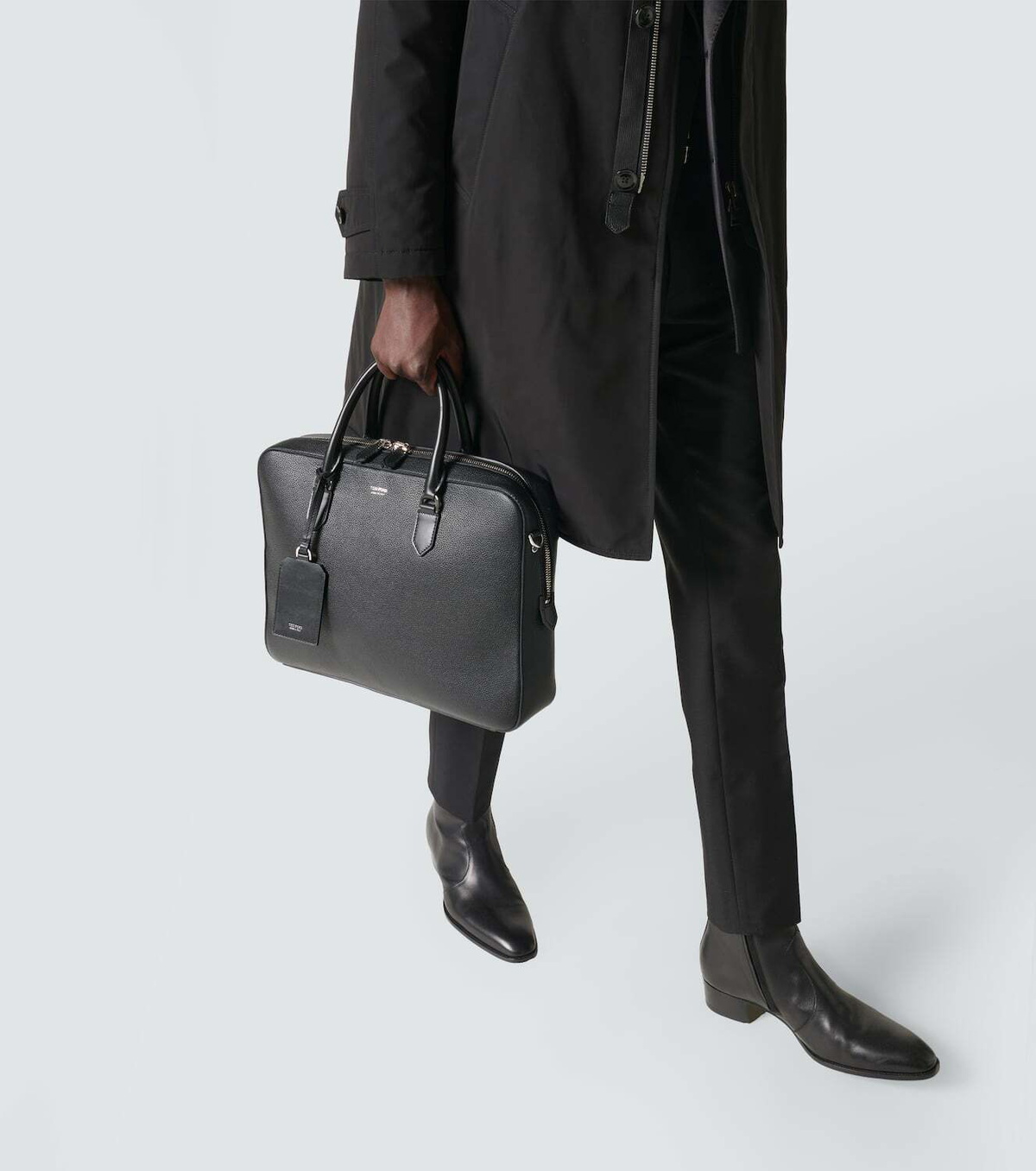 Tom Ford Elliot leather briefcase