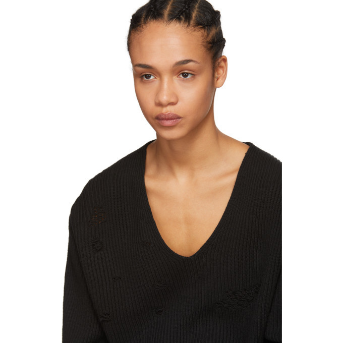 Helmut lang distressed on sale sweater