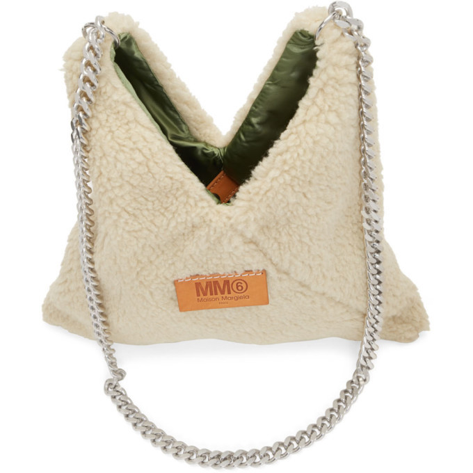 ショルダーバッグ MM6 19ss JAPANESE TRIANGLE CHAIN BAG MM6 Maison Margiela Japanese Big - Croc-effect calf leather