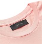 AMIRI - Printed Cotton-Jersey T-Shirt - Orange