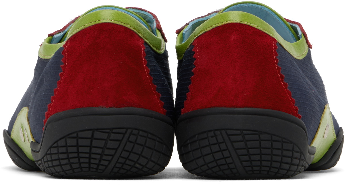 Nicole Saldaña Navy & Red Simone Sneakers
