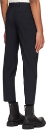 Solid Homme Navy Straight Trousers