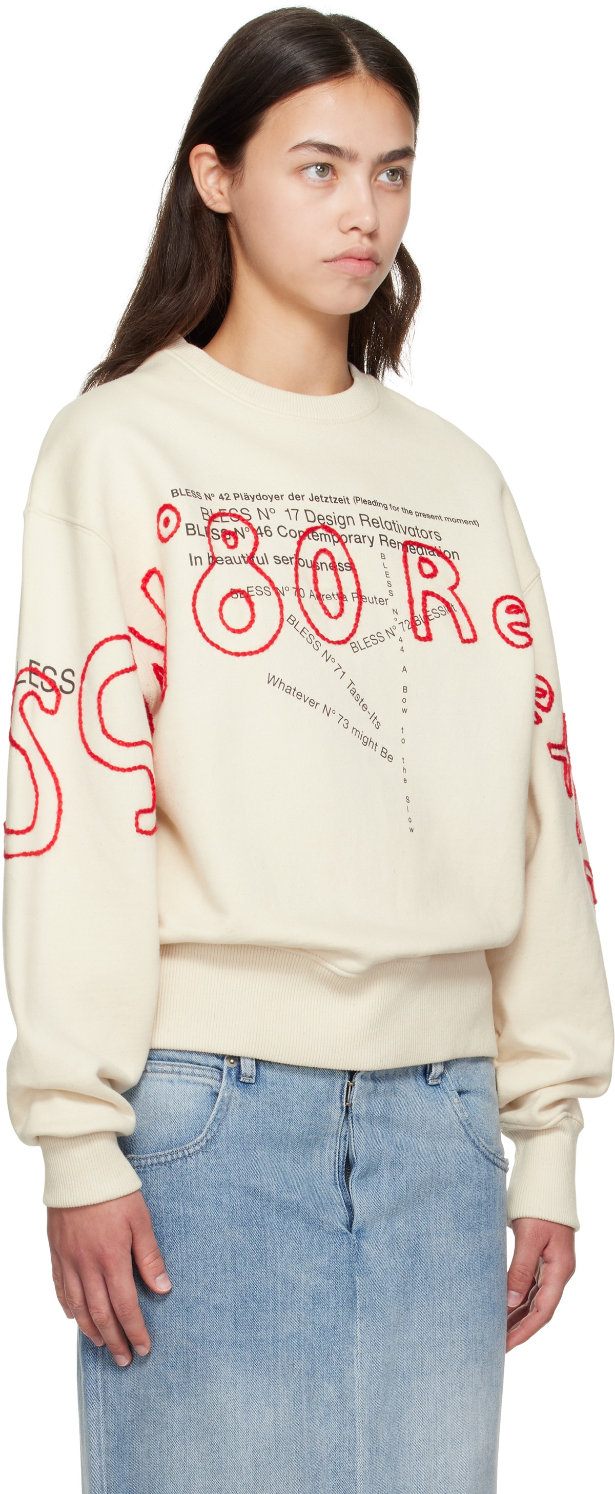 Bless Beige Reflexic Multicollection Sweatshirt