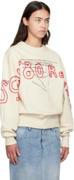 Bless Beige Reflexic Multicollection Sweatshirt