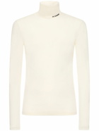 JIL SANDER - Wool Jersey Turtleneck T-shirt