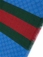 GUCCI - Wool Shawl With Web Detail