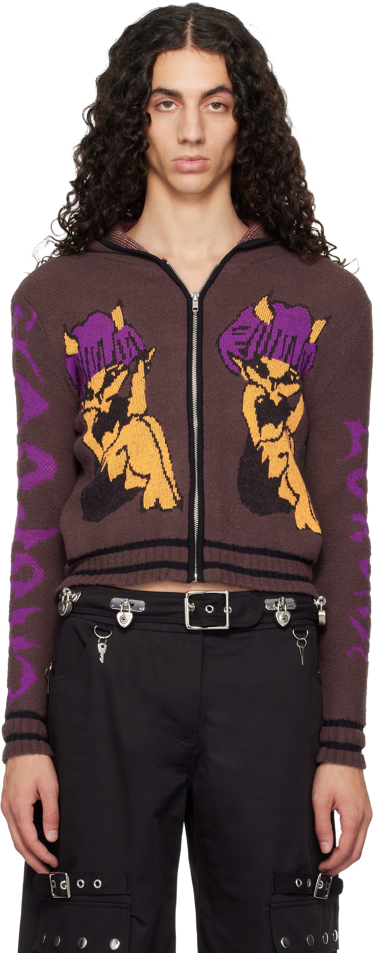 Chopova Lowena Brown Tammie Jo Hoodie