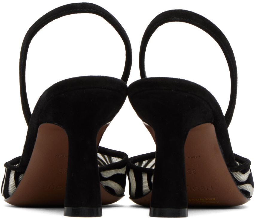 NEOUS Black & White Bella Heels
