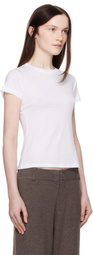 Aya Muse White Crewneck Baby T-shirt
