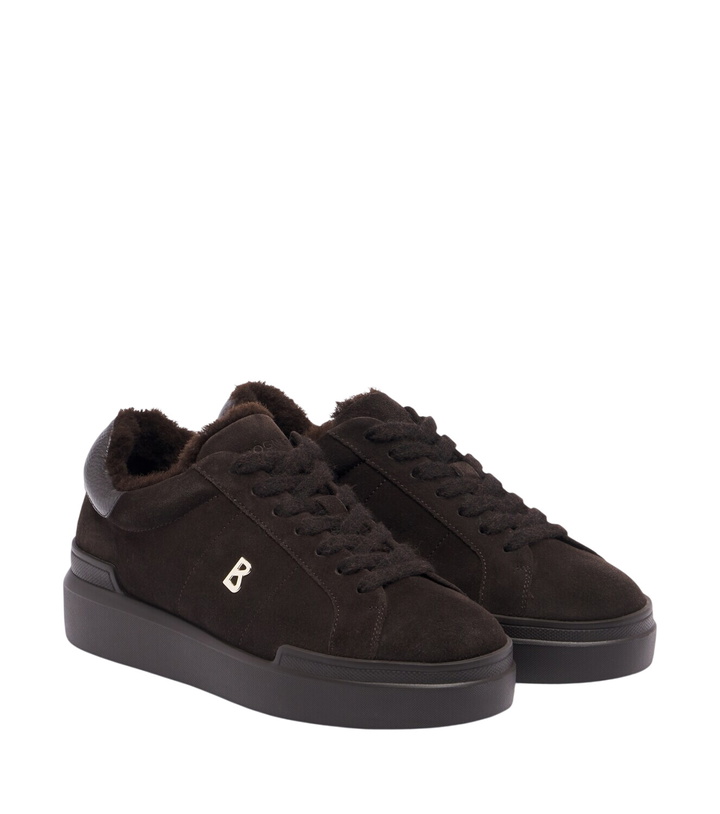 Photo: Bogner Hollywood 32 A shearling-lined suede sneakers