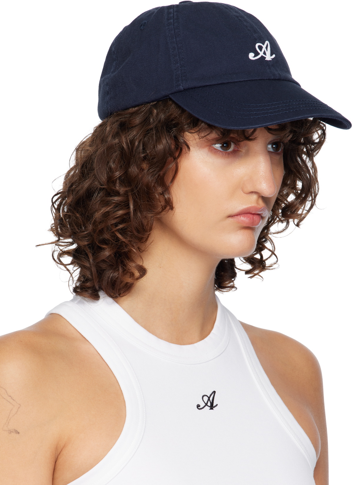 Axel Arigato Navy Washed Signature Cap