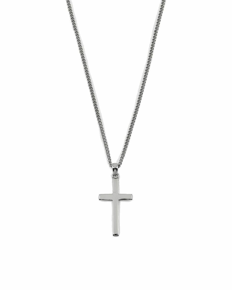Photo: Serge De Nimes Silver Cross Necklace Silver - Mens - Jewellery