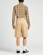Isaia Mens Shirt in Mustard