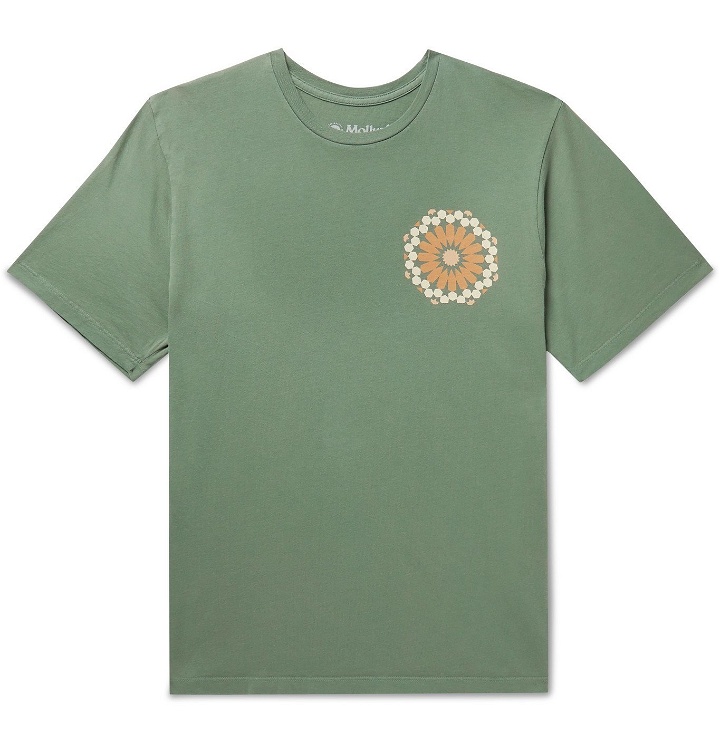 Photo: Mollusk - Stile Printed Cotton-Jersey T-Shirt - Green