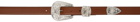 NEEDLES Brown Papillion Western Belt