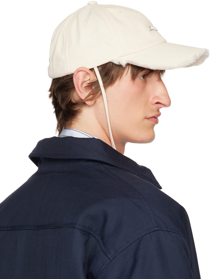 Jacquemus Off-White Le Chouchou 'La casquette Artichaut' Cap