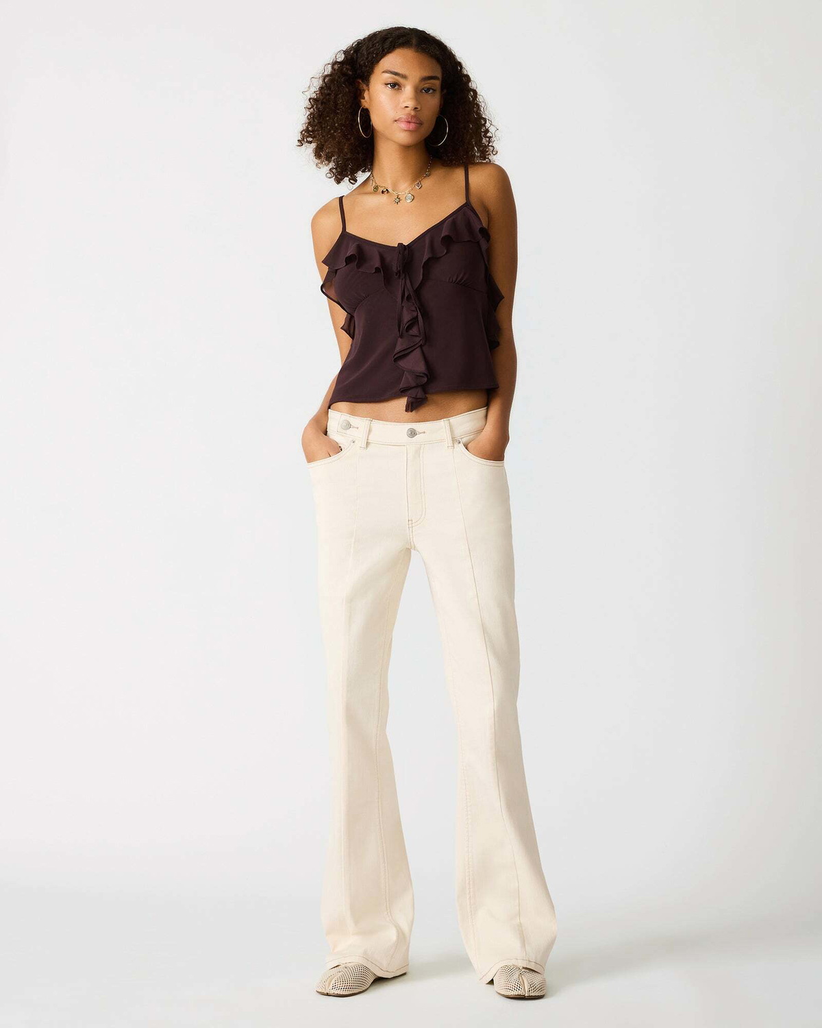 Steve Madden Roue Top in Brown