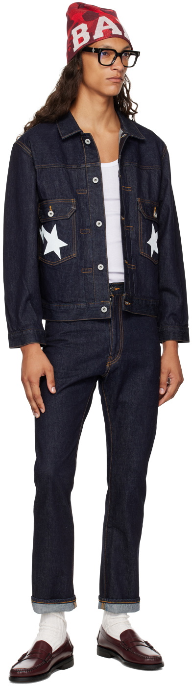 BAPE Indigo STA Type-02 Denim Jacket A Bathing Ape