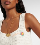 Chloé Crochet scalloped cotton top