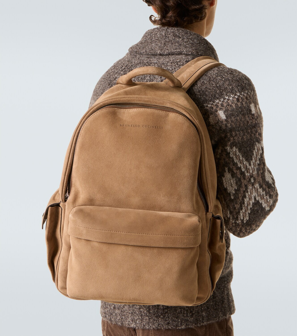 Brunello Cucinelli Suede backpack Brunello Cucinelli