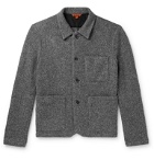 Barena - Virgin Wool-Blend Bouclé Overshirt - Gray