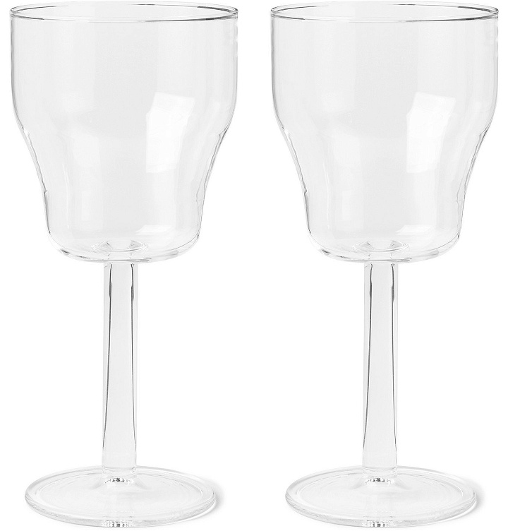 Photo: RD.LAB - Helg Set of Two Wine Glasses - Neutrals