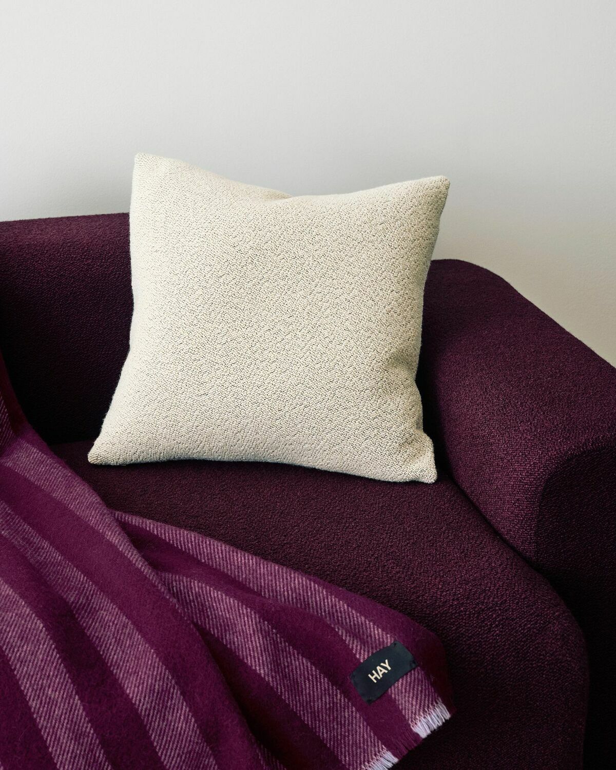 HAY Duo Throw W130 x L180 Purple Mens Home deco