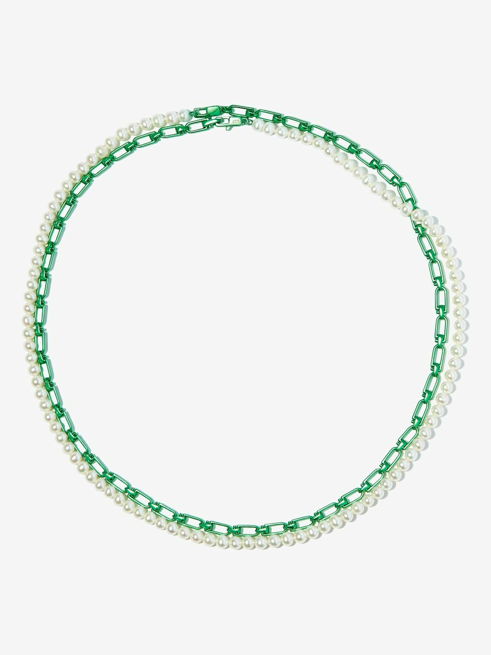 EÉRA Sterling Silver Pearl Chain Necklace