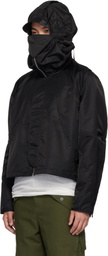 FFFPOSTALSERVICE Black Hooded Parachute Jacket